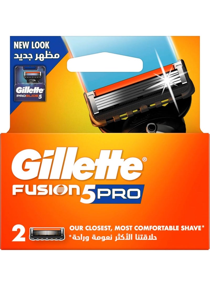 Gillette Fusion5 ProGlide Razor Blade Refills, Pack of 2 - Image 1